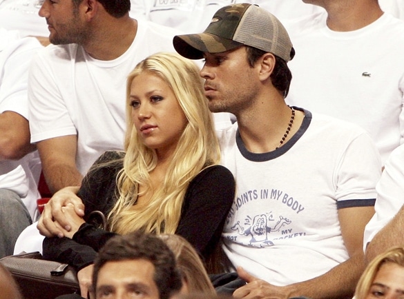 Enrique Iglesias and Anna Kournikova